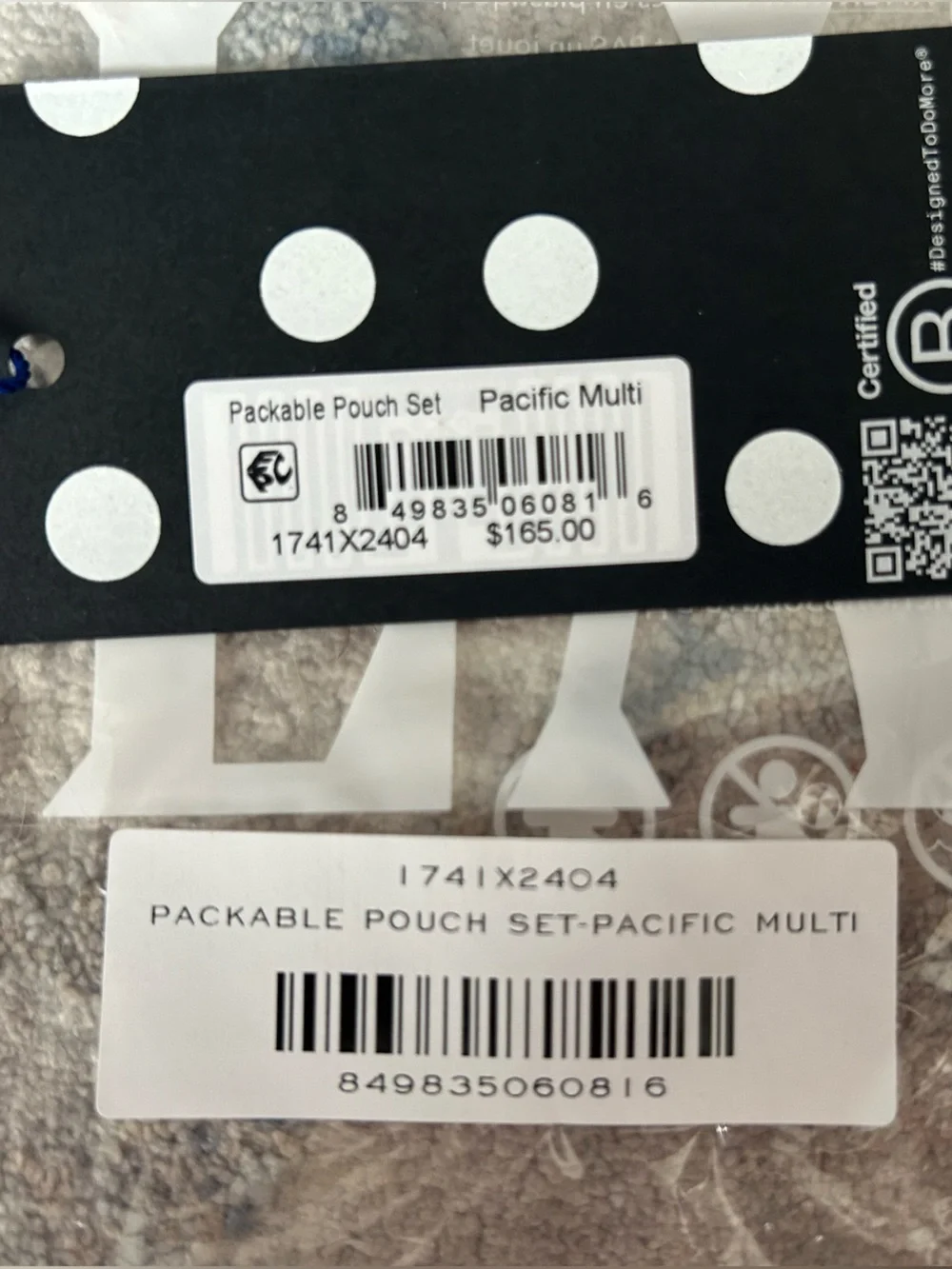 NWT MZ Wallace Packable Pouch Set
